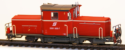 Ferro Train 201-509-A - Austrian ÖBB 2091 009-7 red, deco line around body